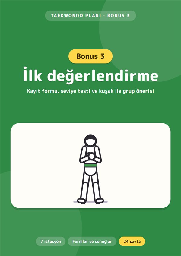 Bonus 3: İlk değerlendirme